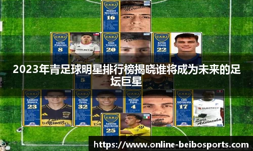 2023年青足球明星排行榜揭晓谁将成为未来的足坛巨星